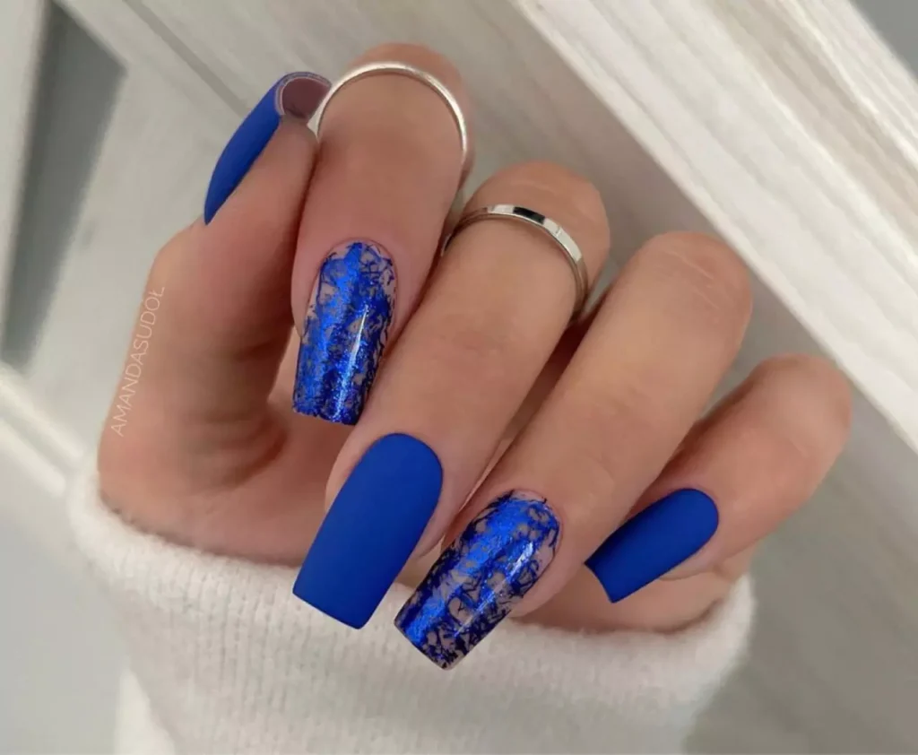 Azul Style Blue Nail